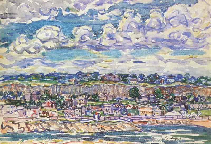 Maurice Prendergast St. Malo Norge oil painting art